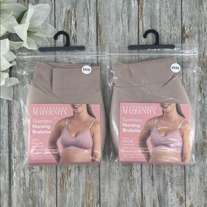 Women’s Destination Maternity Nursing Bra 2-Pack Size XXXL